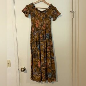 Kimchi Blue Long Floral Dress, Size Small
